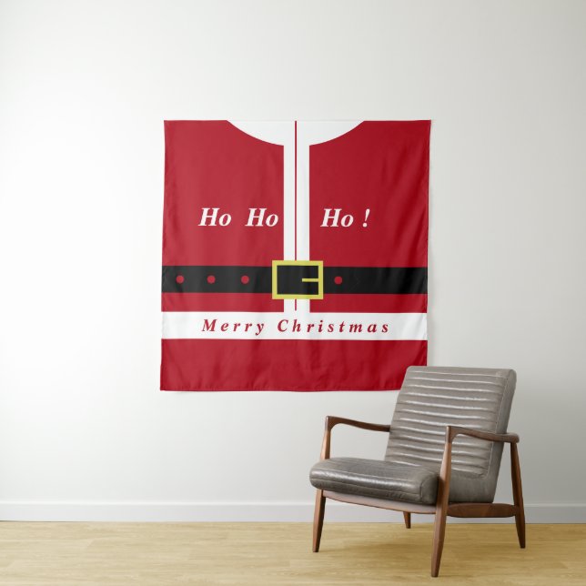 Christmas Tapestry with Santa Claus - Fun (In Situ (Horizontal))