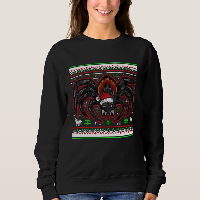 Christmas Tarantula owner gift Spider lover gift Sweatshirt (Front)