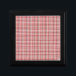Christmas Tartan in Red and White Gift Box<br><div class="desc">“Christmas Tartan in Red and White“ is a simple but beautiful pattern hand created by Colleen Cornelius for her 2020 Christmas collection collection of Digital Art. Original digital art and sketches by Colleen Cornelius. All rights are preserved. You may not copy or use the images, descriptions or stories in part...</div>
