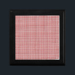 Christmas Tartan in Red and White Gift Box<br><div class="desc">“Christmas Tartan in Red and White“ is a simple but beautiful pattern hand created by Colleen Cornelius for her 2020 Christmas collection collection of Digital Art. Original digital art and sketches by Colleen Cornelius. All rights are preserved. You may not copy or use the images, descriptions or stories in part...</div>