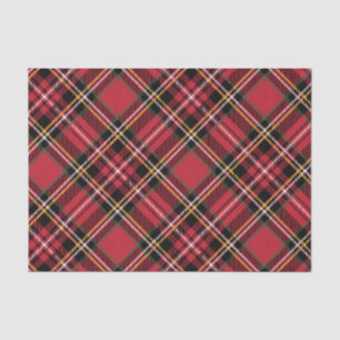 Christmas Tartan Pattern Tissue Paper