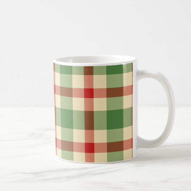 Christmas Tartan Plaid Mug (Right)