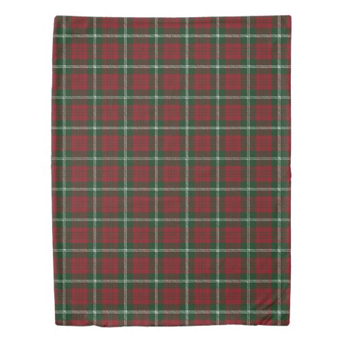 Christmas Tartan Plaid Scottish Pattern Duvet Cover