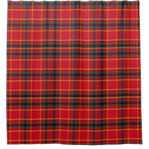 Christmas Tartan Plaid Shower Curtain