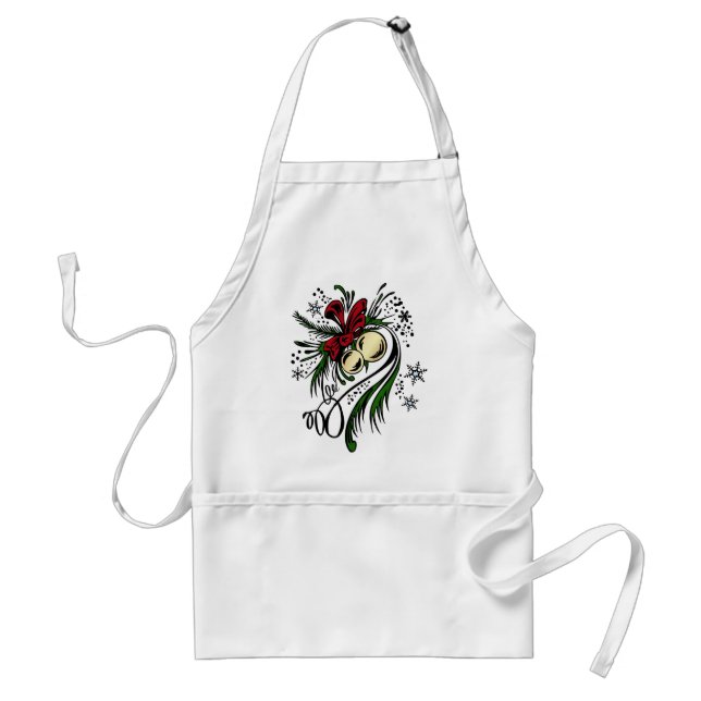 Christmas Tattoo Adult Apron (Front)