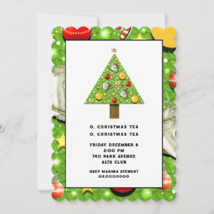 Christmas Tea invitation
