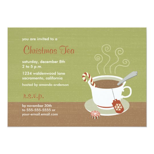 christmas tea of holiday