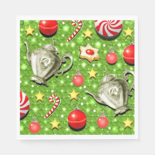 Christmas Tea Party Napkins