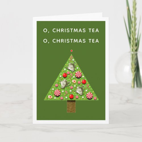 Christmas Tea Template Invitations