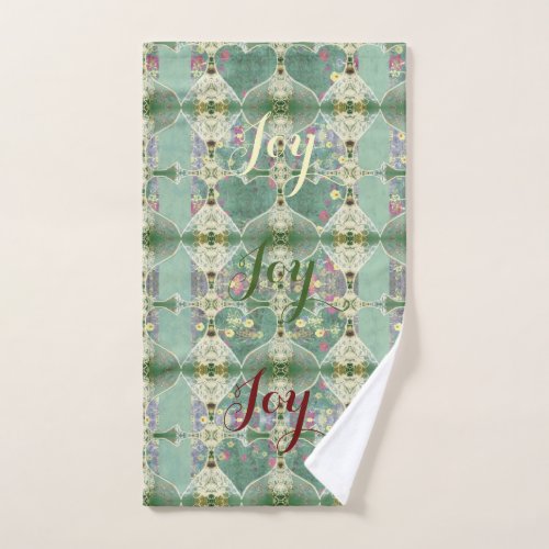 Christmas Tea Towel Joy Joy Joy