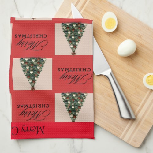 christmas tea towel personalize your gift