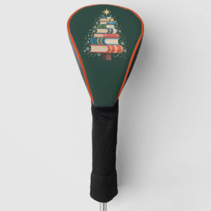 Christmas Teacher Books Tree Xmas Reading Holiday Golf Head Cover