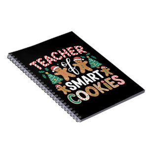 Christmas Teacher Of Smart Cookies Gingerbread  Notebook