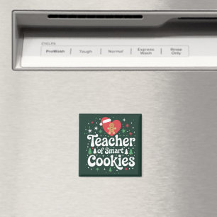 Christmas Teacher Of Smart Cookies  Magnet