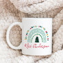 Christmas teacher rainbow nice list cute gift coffee mug