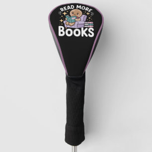 Christmas Teacher Read More Books Funny Golf Head Cover