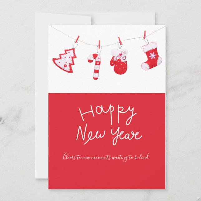 Christmas Teacher Thank You Red Gift card Holder (Front)