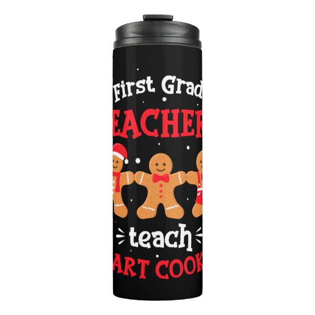 Christmas Teacher Thermal Tumbler (Front)