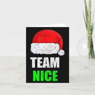 Christmas Team Nice Shirt, Matching Family Pajama, Card