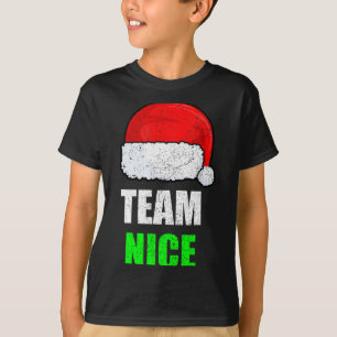 Christmas Team Nice Shirt, Matching Family Pajama, T-Shirt