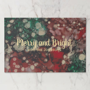 Christmas Tearaway Placemat Pad/Christmas Colors