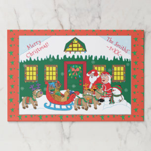 Christmas Tearaway Placemat Pad/North Pole