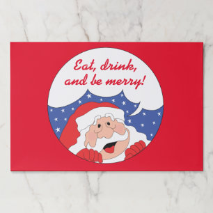 Christmas Tearaway Placemat Pad/Santa Claus Says