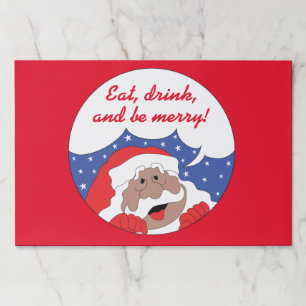 Christmas Tearaway Placemat Pad/Santa Says