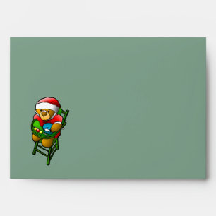 Christmas Teddy Bear Envelope