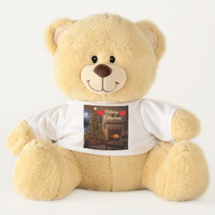Christmas teddy bear gift toy