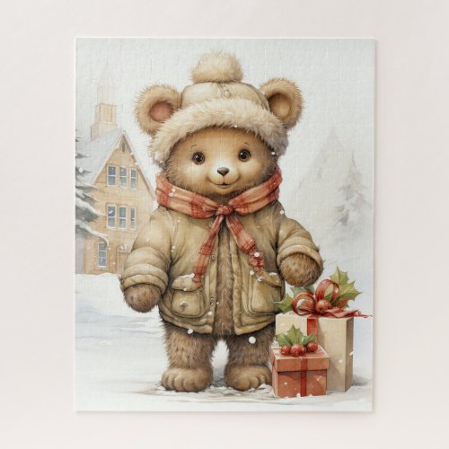 Christmas Teddy Bear Puzzle