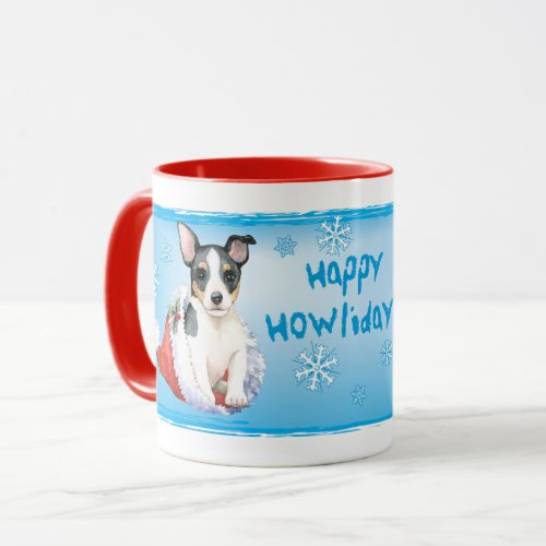 Christmas Teddy Roosevelt Terrier Mug