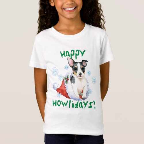 Christmas Teddy Roosevelt Terrier T_Shirt