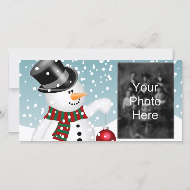 Christmas Template Family Photo Cards (Front)