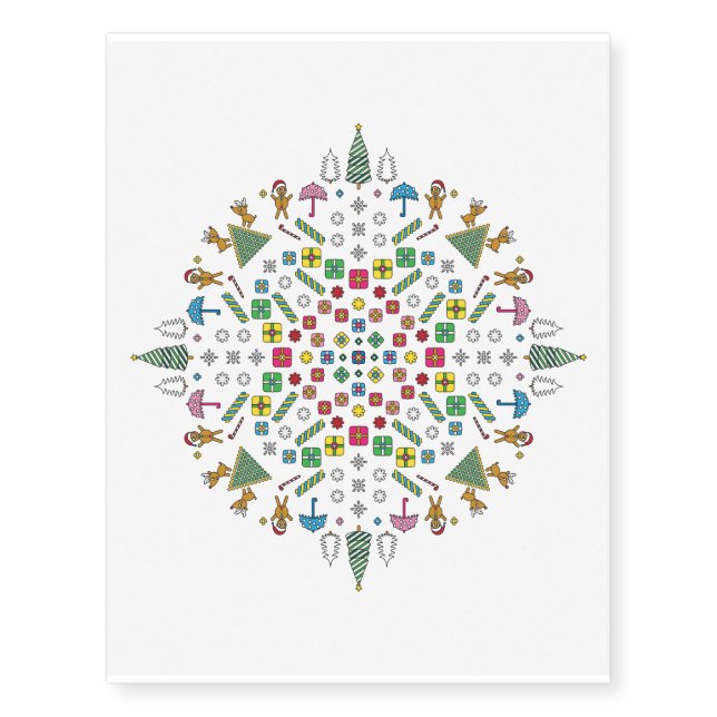 Christmas - Temporary Tattoos (Front)