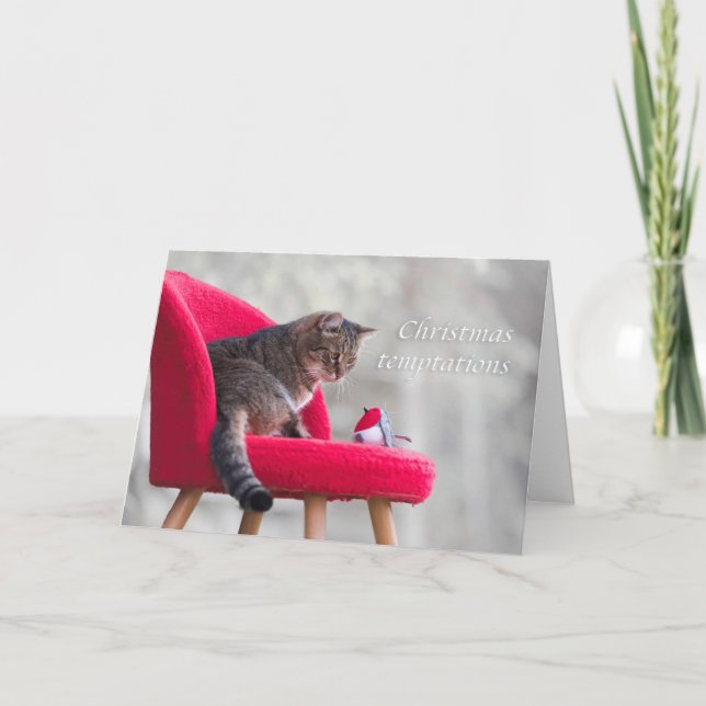 Christmas temptations holiday card (Front)