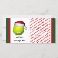 Christmas Tennis Ball Holiday Card