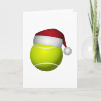 Christmas Tennis Ball Holiday Card