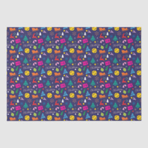 🎄Christmas 🎾tennis navy blue Tissue Paper