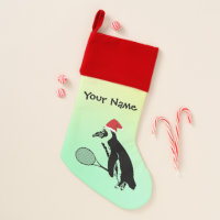 Christmas Tennis Penguin Stocking