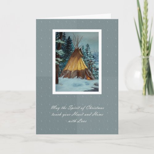 Christmas Tepee Card  Christmas Tipi