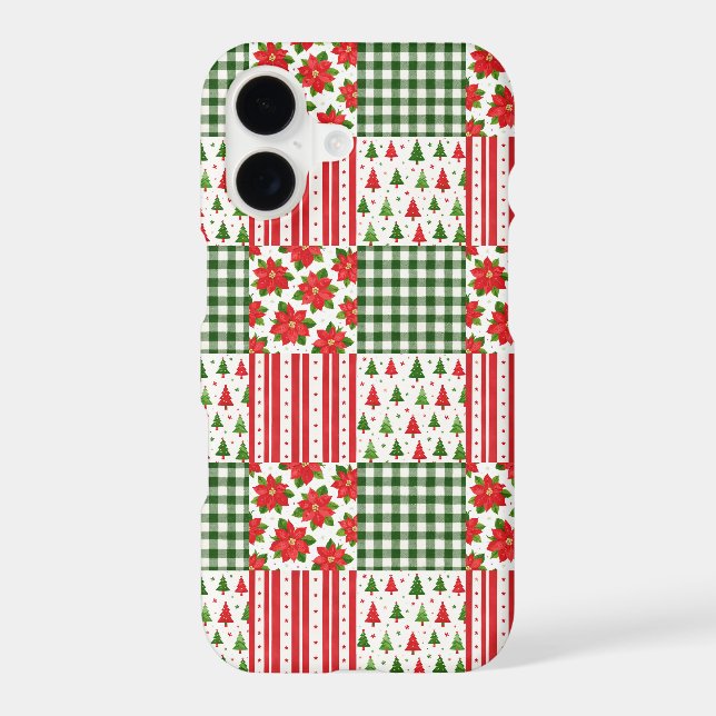 Christmas Textures iPhone Case (Back)