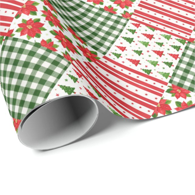 Christmas Textures Wrapping Paper (Roll Corner)