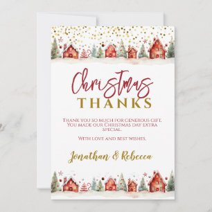 Christmas Thank You Card