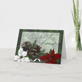 Christmas Thank You card