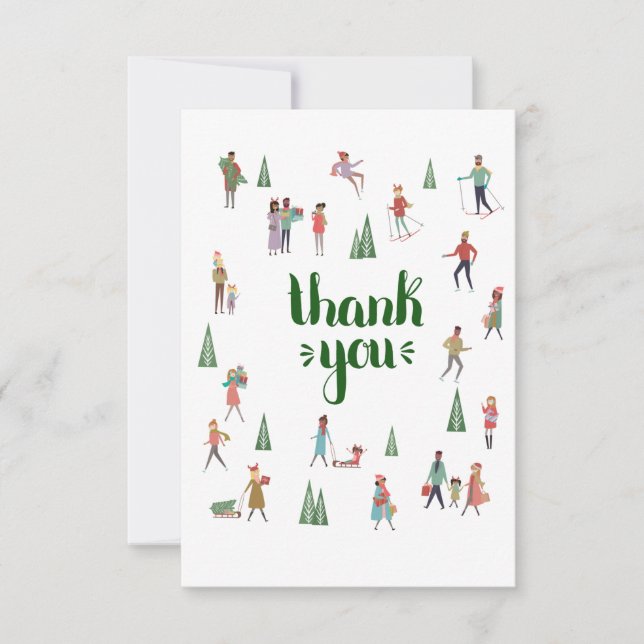 Christmas Thank You Card (Front)