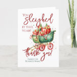 Christmas Thank You Employee Volunteer Holiday Card