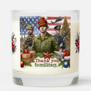 Christmas thank you for nurses scented candle