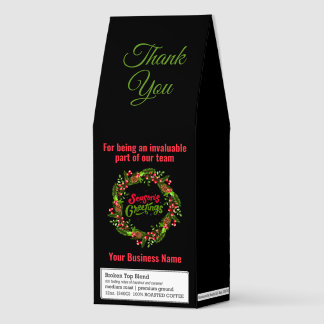 Christmas Thank You Swag For Employees Roasted Coffee