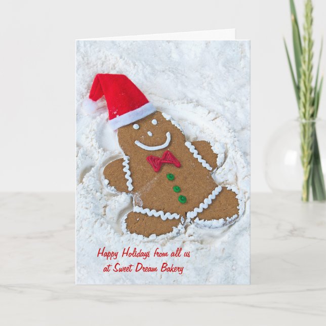 Christmas Thank You to customer Card (Front)